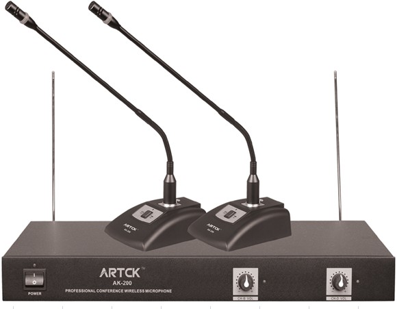 AK-200 VHF 二通道無線會議話筒