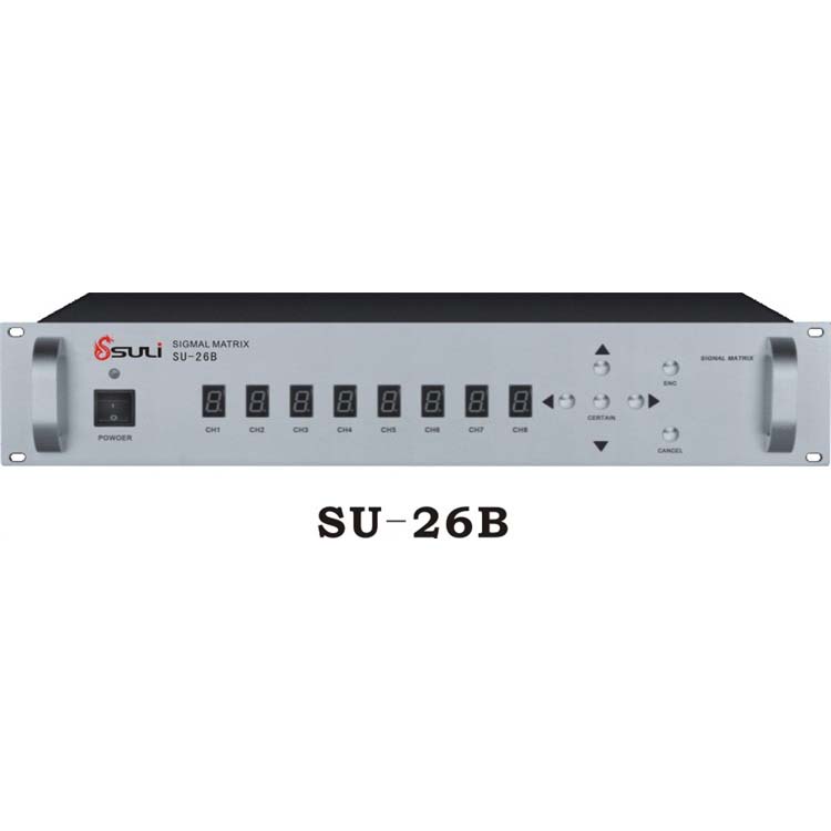 數(shù)控八路音頻矩陣器SU-26B