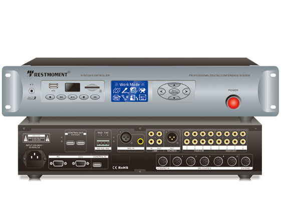 全數(shù)字高端會議主機RX-M6600/VB（討論+視頻+表決+錄音）