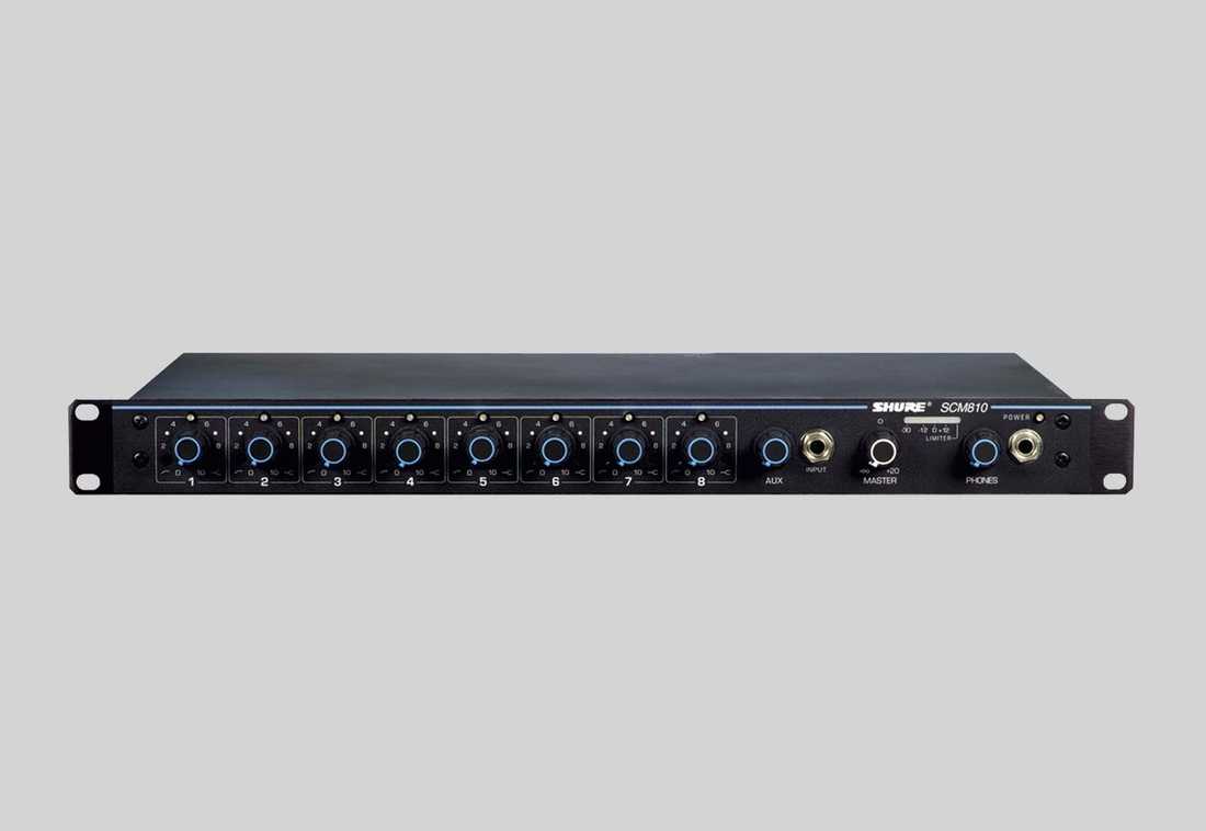 SCM810八通道自動混音器